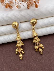 Flipkart.com - Buy Pushp Creation 1 GRAM GOLD-PLATED DELICATE SUIDHAGA ...