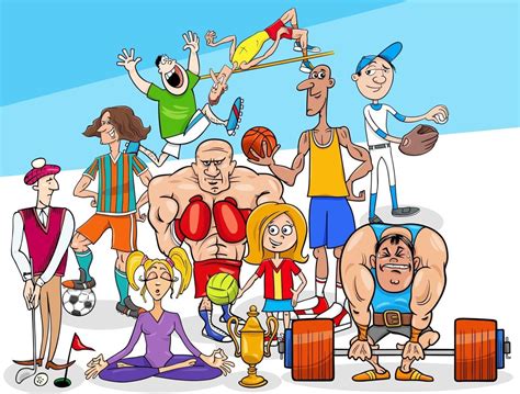 Human Sport Cartoon 的图像结果