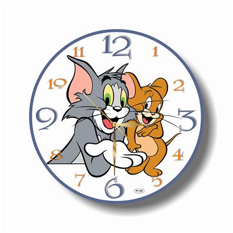 Buy Art time production Tom and Jerry 11.8’’ Handmade Unique Wall Clock ...