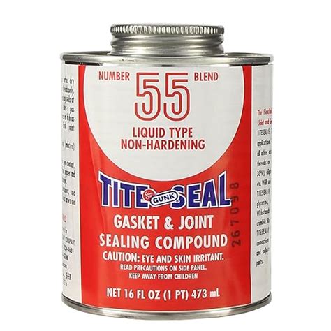 Tite Seal T5516 No. 55 Gasket and Joint Sealing Compound - 16 oz ...