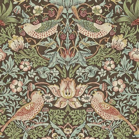 William Morris & Co Traditional Wallpapers Strawberry Thief – Wallpaper ...