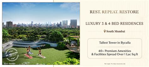Piramal Aranya - 3 & 4 BHK Flats at Rani Baug, Byculla