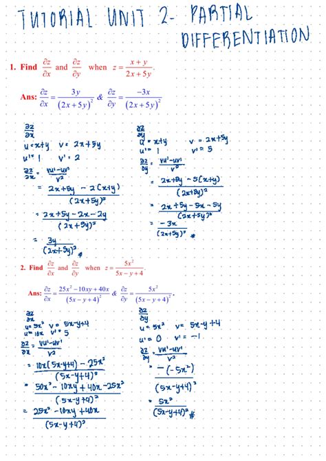 Image result for Partial Differentiation Tutorial