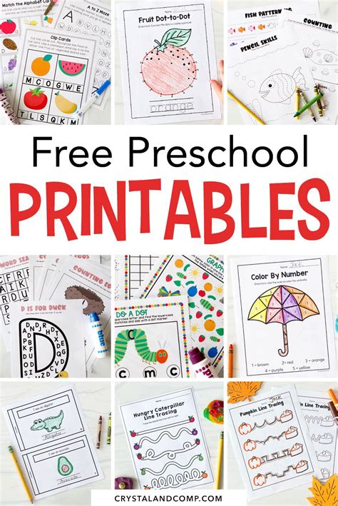 Preschool Free Printable Worksheets - prntbl.concejomunicipaldechinu.gov.co