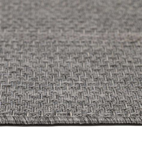 Crosby St. Santorini Grey & Natural Woven Indoor & Outdoor Area Rug ...