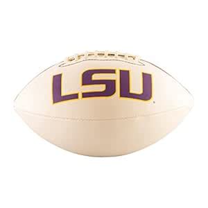 Buy NCAA LSU Tigers Official Size Synthetic Leather Autograph Football ...