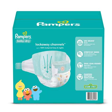 Buy Pampers Baby Dry Diapers Enormous Pack - Size 1 - 204ct Online at ...