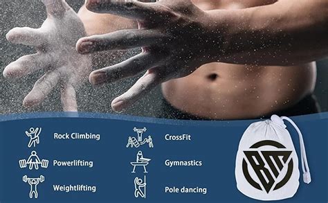 BODYMECHANICSGLOBAL Chalk Powder, 1 Chalk Ball for Calisthenics, Rock ...