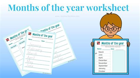 Free Printable Months Of The Year Worksheets - udlvirtual.esad.edu.br