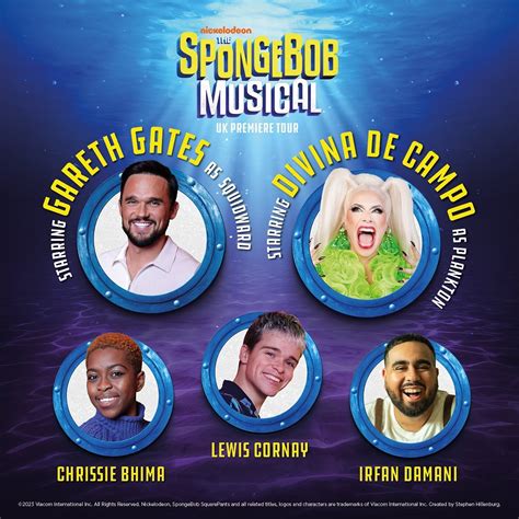 NickALive!: Gareth Gates and Divina De Campo to Headline 'The SpongeBob ...