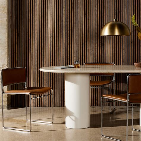Belle Oval Marble Dining Table | Four Hands – Artesanos Design Collection