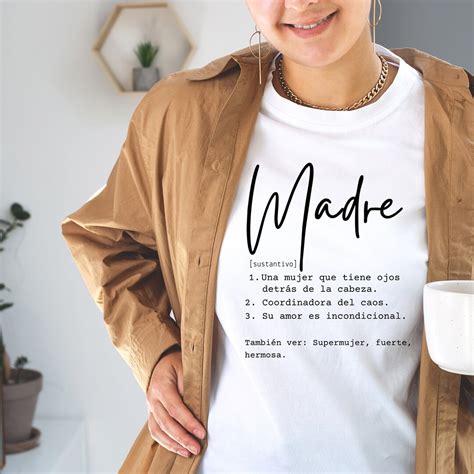 Madre Definition SVG PNG Spanish Mothers Day Gift Feliz Dia De La Madre ...