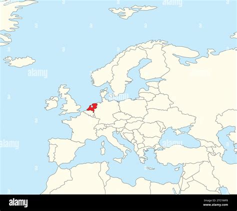 Location map of the KINGDOM OF THE NETHERLANDS, EUROPE Stock Vector Image & Art - Alamy