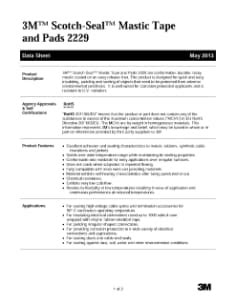 3M™ Scotch-Seal™ Mastic Tape Compound 2229 | 3M India