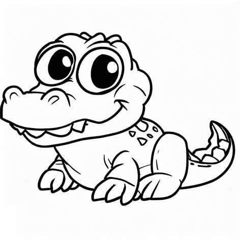 Little Crocodile coloring page - Download, Print or Color Online for Free