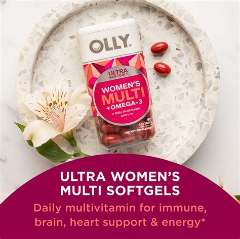 Snapklik.com : OLLY Ultra Womens Multi Softgels, Overall Health And ...