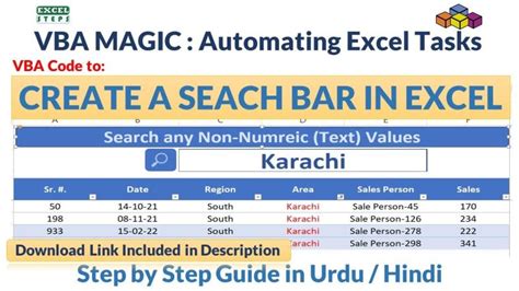 Image result for VBA Code for Search Button