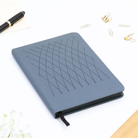 Grey Hardbound Corporate Diary | Premium Office Notebook