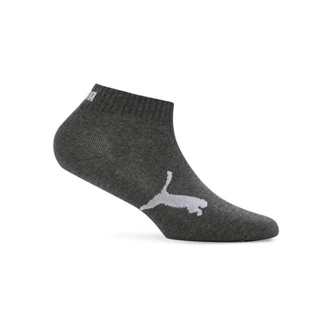 Buy Puma Quarter Unisex Grey Socks (Pack of 3) Online