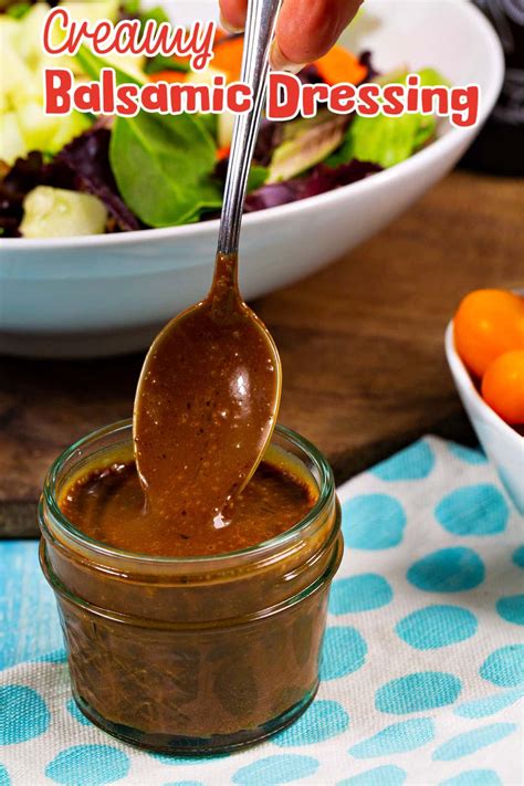 Creamy Balsamic Dressing - Skinny Southern Recipes