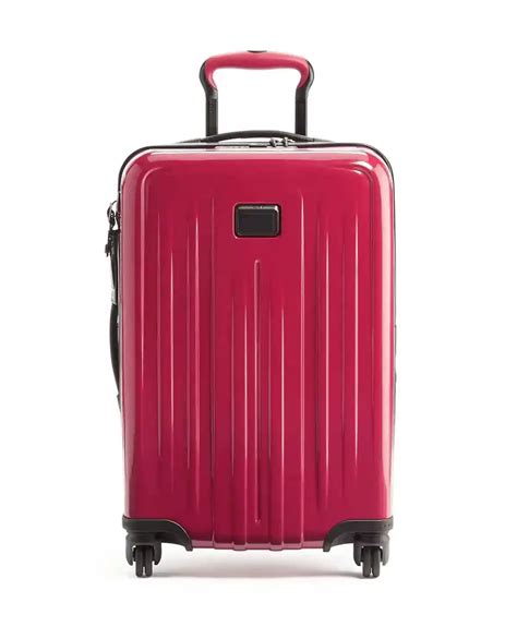 V4 International Expandable 4 Wheeled Carry-On Pink