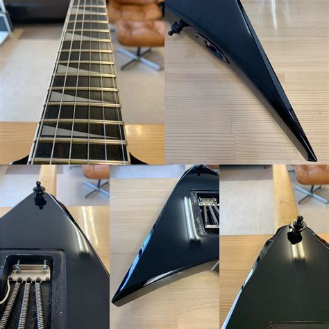 jackson ジャクソン ランディV Proseries crafted in INDONESIA 本体のみ ヘッド欠けあり(ジャクソン ...