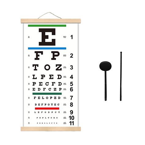 Eye Charts For Eye Exams 20 Feet Snellen Eye Chart | Desertcart INDIA