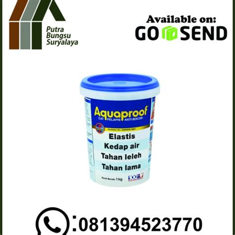 Jual Cat Tembok/ Dinding Waterproof/ Pelapis Anti Bocor Aquaproof (1 Kg ...