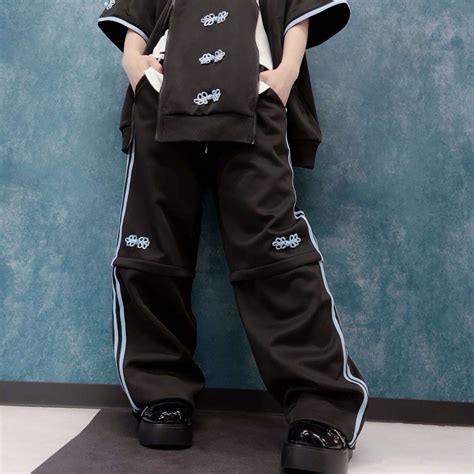 2WAY SIDE LINE チャイナデザインパンツ(ジャージ生地) *NieR* | BASEMENT CAVE.