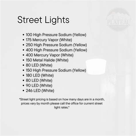 Outdoor Lighting - Plateau Electric Cooperative