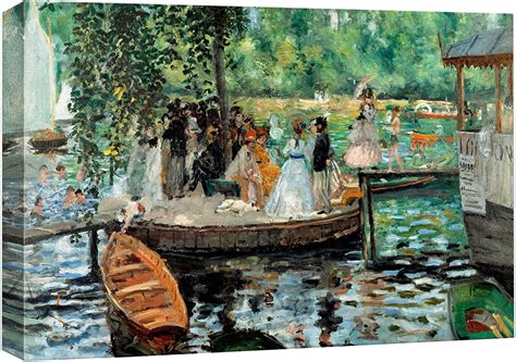 Asdg12s-- La Grenouillere by Pierre-Auguste Renoir - Canvas Print Wall ...