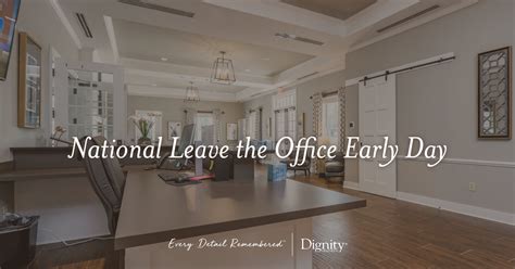 Zoeller Funeral Home - It's National Leave the Office Early Day! Today ...