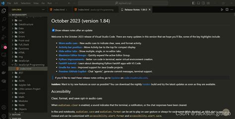 HTML JavaScript Visual Studio Code 的图像结果
