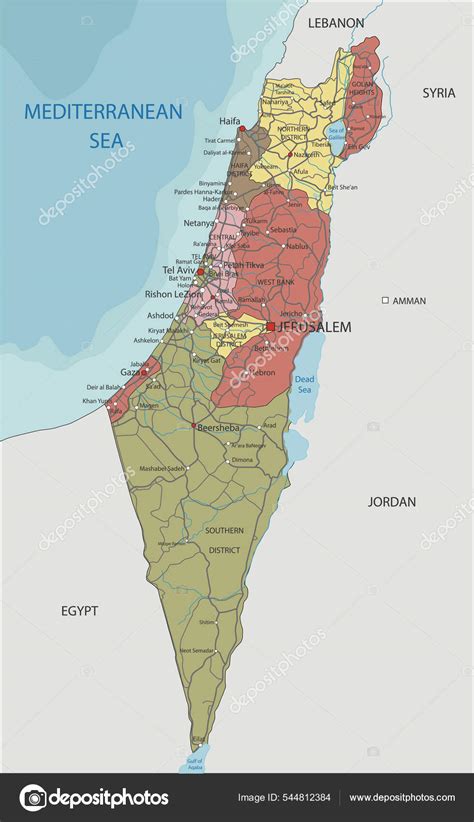 Israel Map 的图像结果