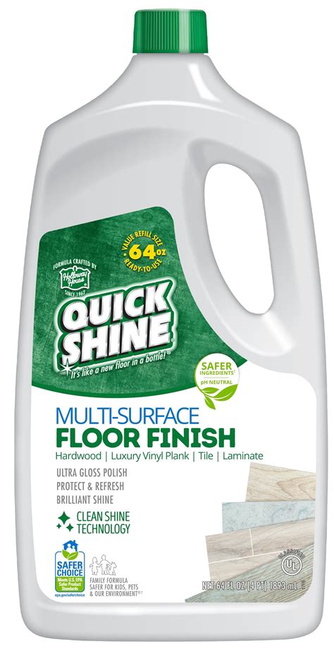 Amazon.com: Quick Shine Multi Surface Floor Finish 64oz | Cleaner ...