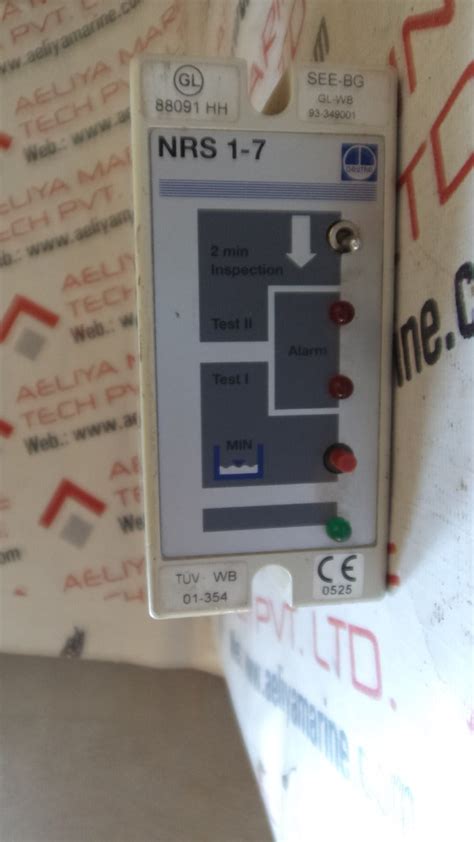 Gestra nrs 1 7 b water level switch tuv wb 01-354 – Aeliya Marine Tech