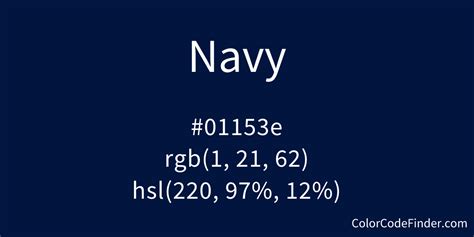 Navy Color Code 的图像结果