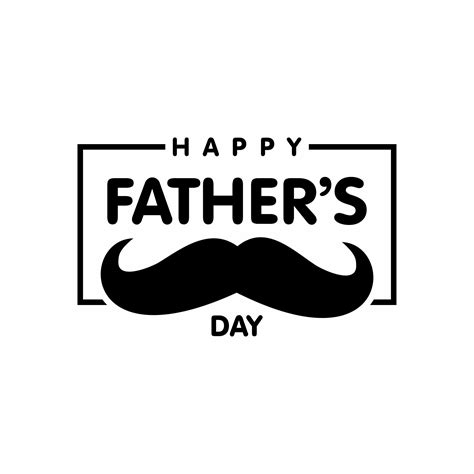 happy father's day logo
