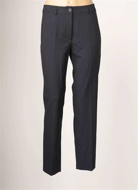 Eva Kayan Pantalons Droits Femme De Couleur Noir En Destockage 2069989 ...