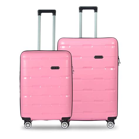 Buy Nasher Miles Santorini PP Hard-Sided Luggage Set of 2 Trolley ...