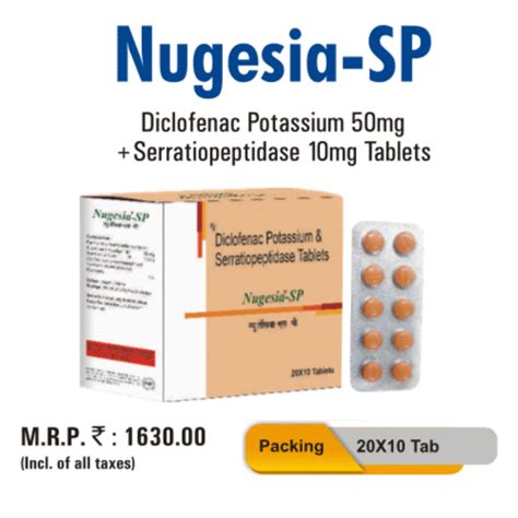 Nugesia®-SP Tablets Elisa Biotech Pvt Ltd