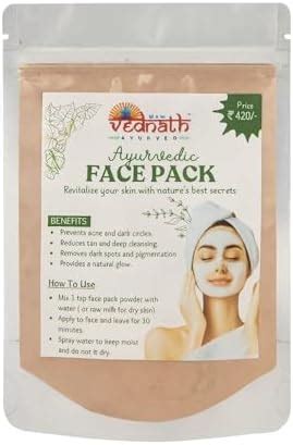 Vednath Ayurvedic Face Pack | Anti Acne & Dark Spots | Reduces Tan ...
