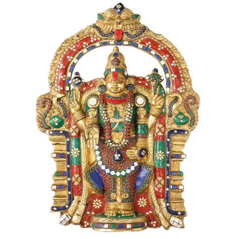 Buy Brass Superfine Lord Venkateshwara Tirupati Balaji Wall Hanging ...