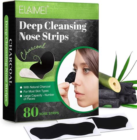 Blackhead Strips Pore Strips for Nose -80 Pieces set, Blackhead Remover ...