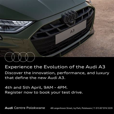 Audi A3 Experience, 48 Langenhoven Street, 0699 Polokwane, South Africa ...