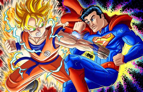 ERB or Death Battle: SonGoku vs Superman by SemajZ on DeviantArt