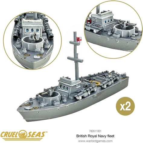 WarlordGames Cruel Seas Warlord British Royal Fleet 1:300 WWII India | Ubuy