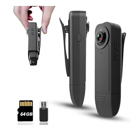 Mini Body Camera with Audio & Video Recording - Small POV Cam 1080P ...