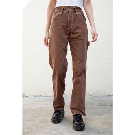 Brandy Melville Women's Brown Jeans | Depop