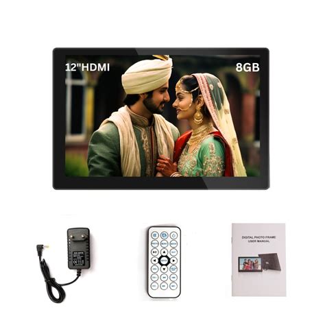Buy Miracle Digital 12-inch HDMI Hi-Def Digital Photo Frame with Mirror ...